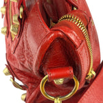Balenciaga Red Calfskin Mini Le City Bag
