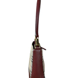 Burberry Vintage House Check Canvas/Leather Shoulder Bag