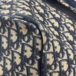 Christian Dior Vintage Navy Blue Trotter Boston Handbag