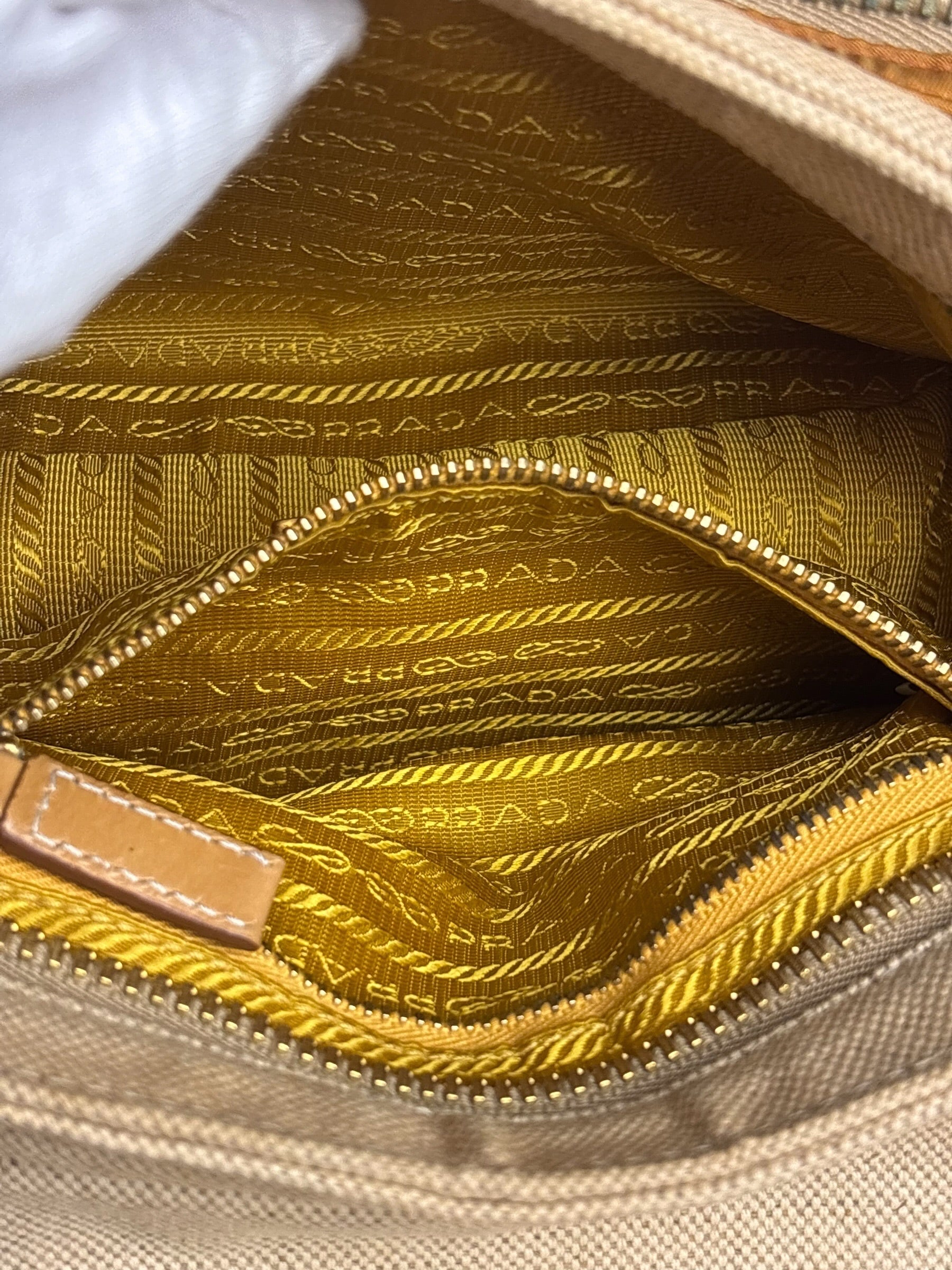 Prada Multicolor Leather Trim Sac Multi-Poches Crossbody Bag