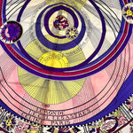 Celine Vintage Sun Scale Silk Scarf