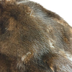 Vintage Dark Fur Tailed Hat