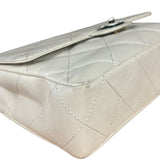Chanel Classique White Quilted Leather Flap Bag 2001