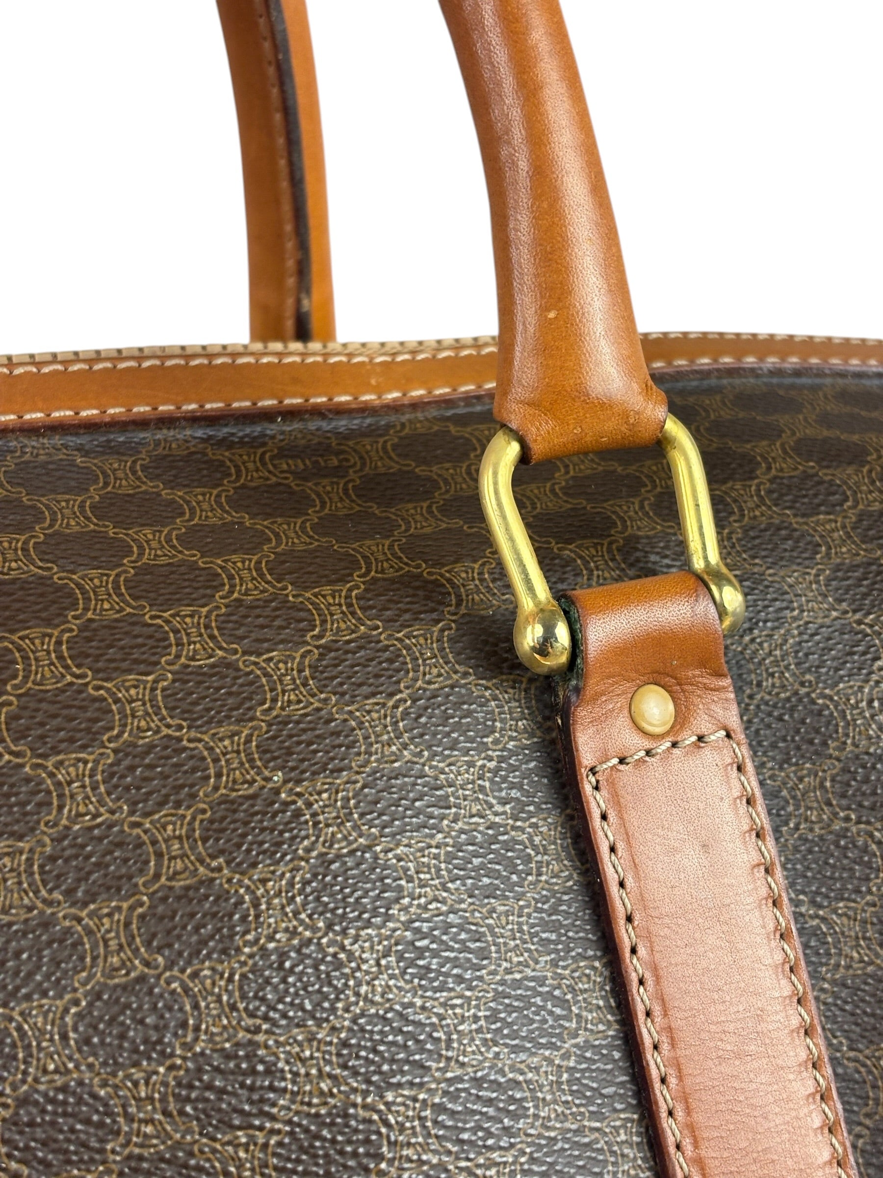 Celine Vintage Macadam Duffle Bag