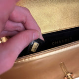 Chanel Gold Metallic CC Boy Bag 2014