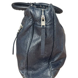Balenciaga Navy Motocross Classic Bridge Bag