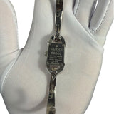 Gucci Stainless Steel 6800L Silver Dial Bangle Watch