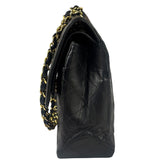 Chanel Black Quilted Leather Double Flap Small Bag