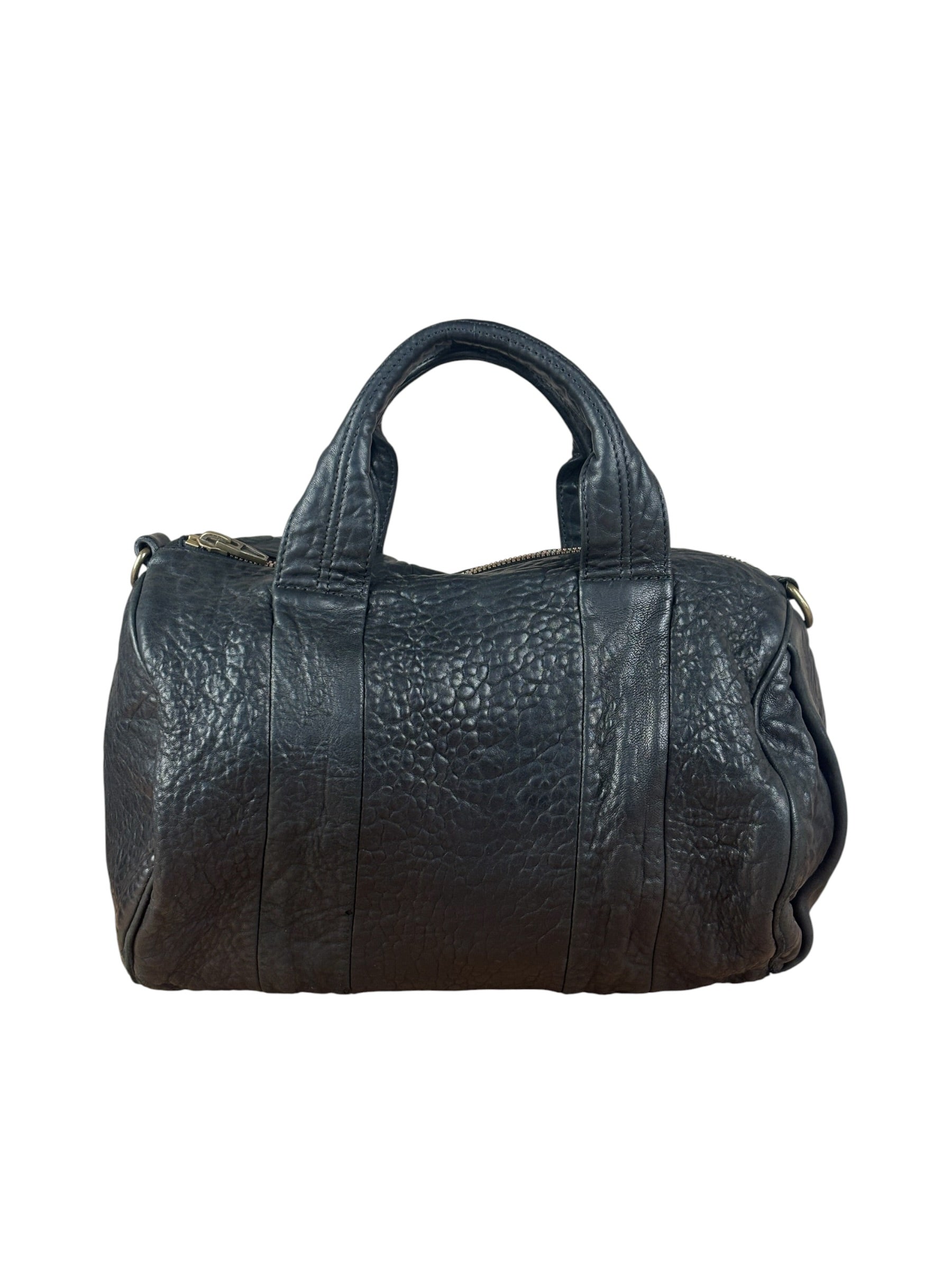 Alexander Wang Black Leather Rocco Duffel Line Shoulder/HandBag