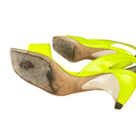 Louis Vuitton Neon Leather Heel