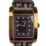 Fendi Tank Brown Dial FF Strap