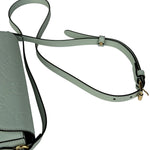 Gucci GG Super Mini Leather Shoulder Bag Pale Blue