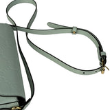 Gucci GG Super Mini Leather Shoulder Bag Pale Blue