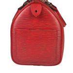 Louis Vuitton Red Epi Leather Speedy 25cm