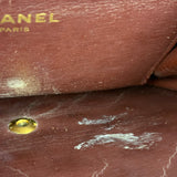 Chanel Black Diamond Stitch Lambskin Square Flap 1988