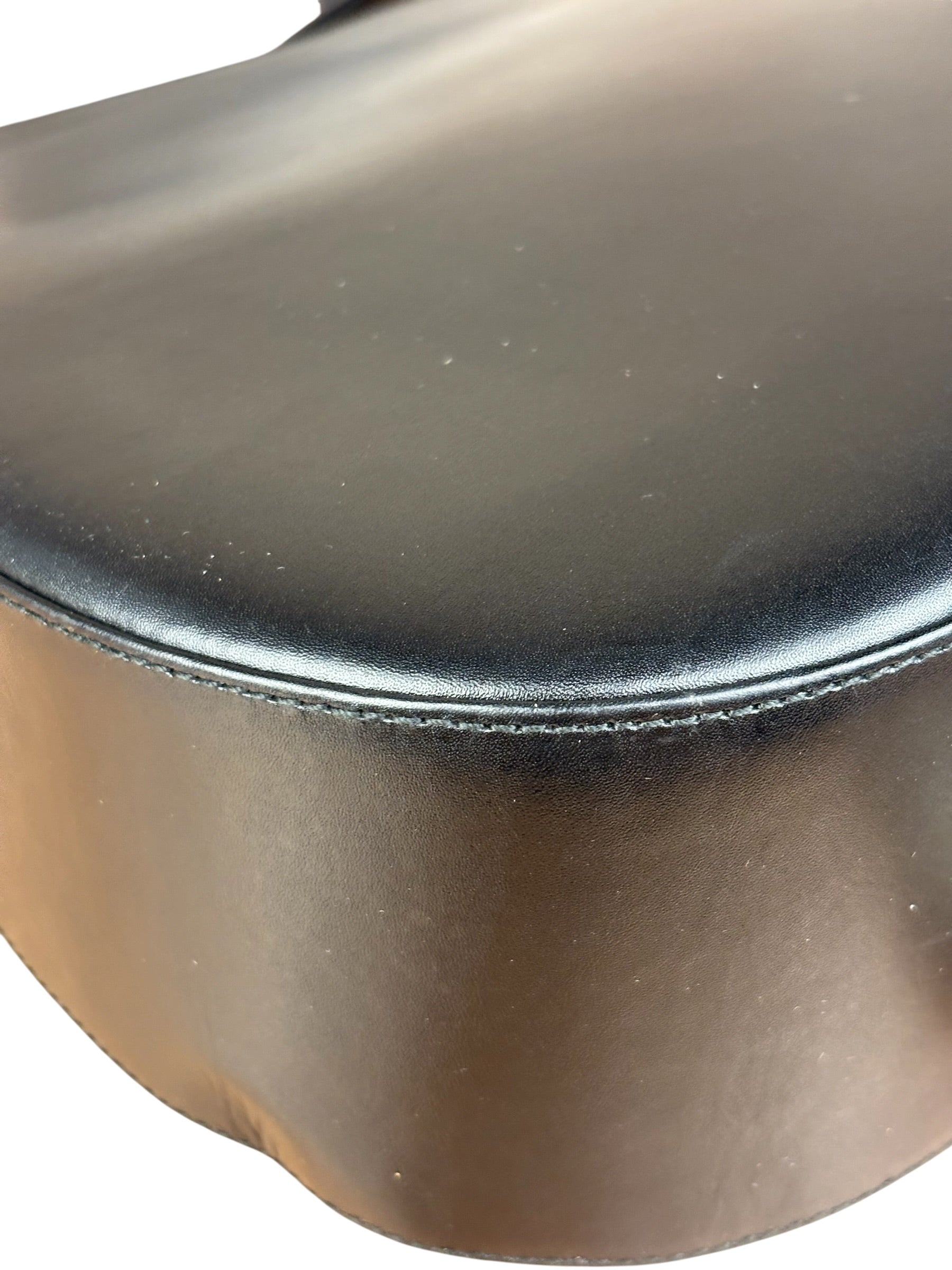 Salvatore Ferragamo Black Leather Hobo Bag