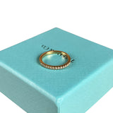 Tiffany & Co His & Hers Rings 18k Gold w/ Diamonds