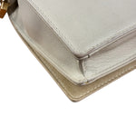 Christian Dior White Leather Amour Chain Wallet Replacement Chain