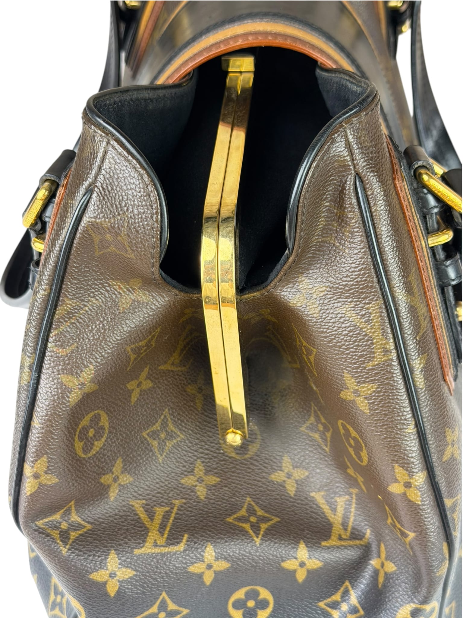 Louis Vuitton Limited Edition Brown/Black  Monogram Mirage Griet Handbag