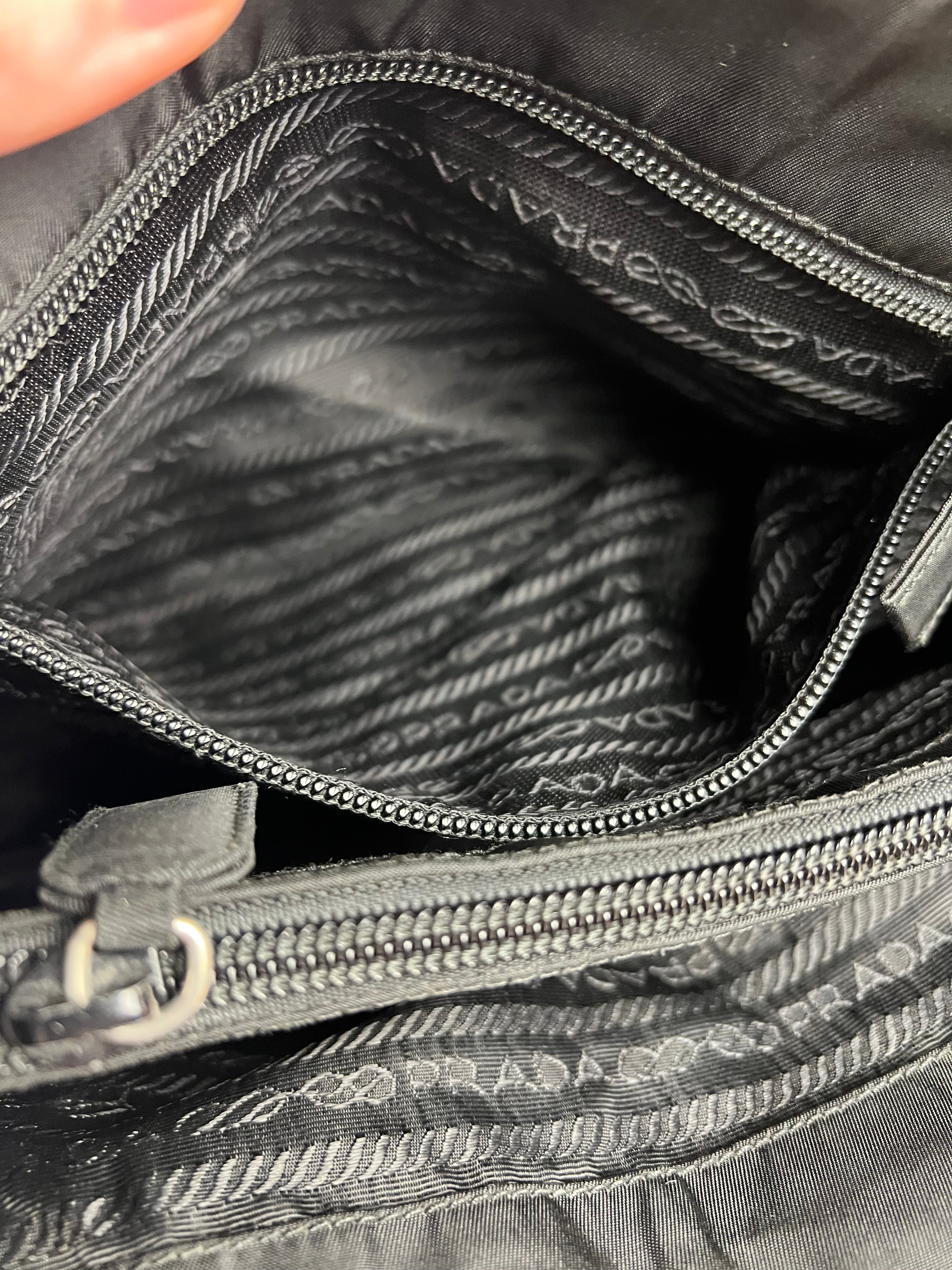 Prada Black Nylon Handbag