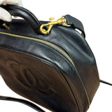 Chanel Black Caviar Leather Vanity 2Way Handbag '96-'97