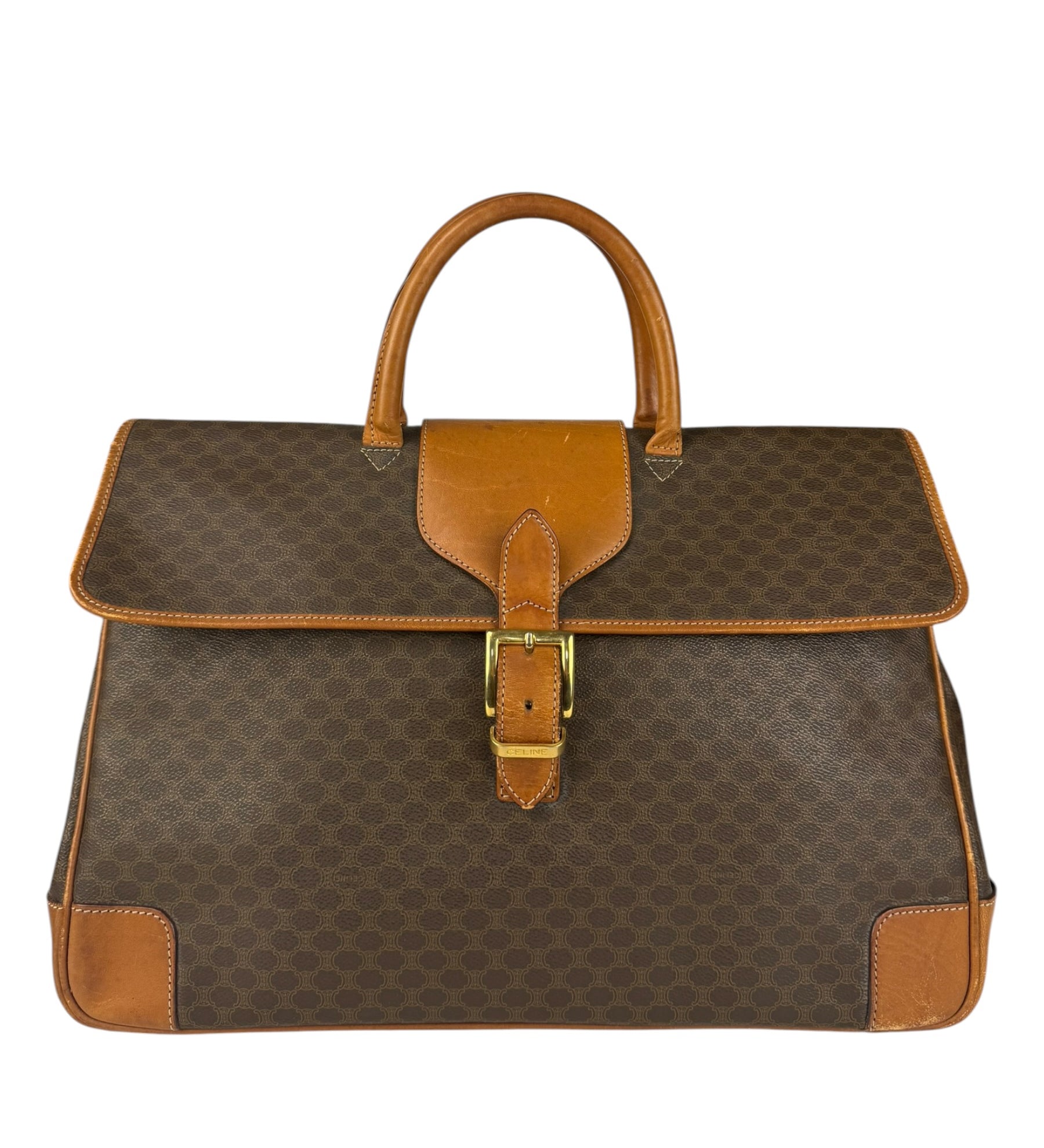 Celine Vintage Macadam Travel Bag