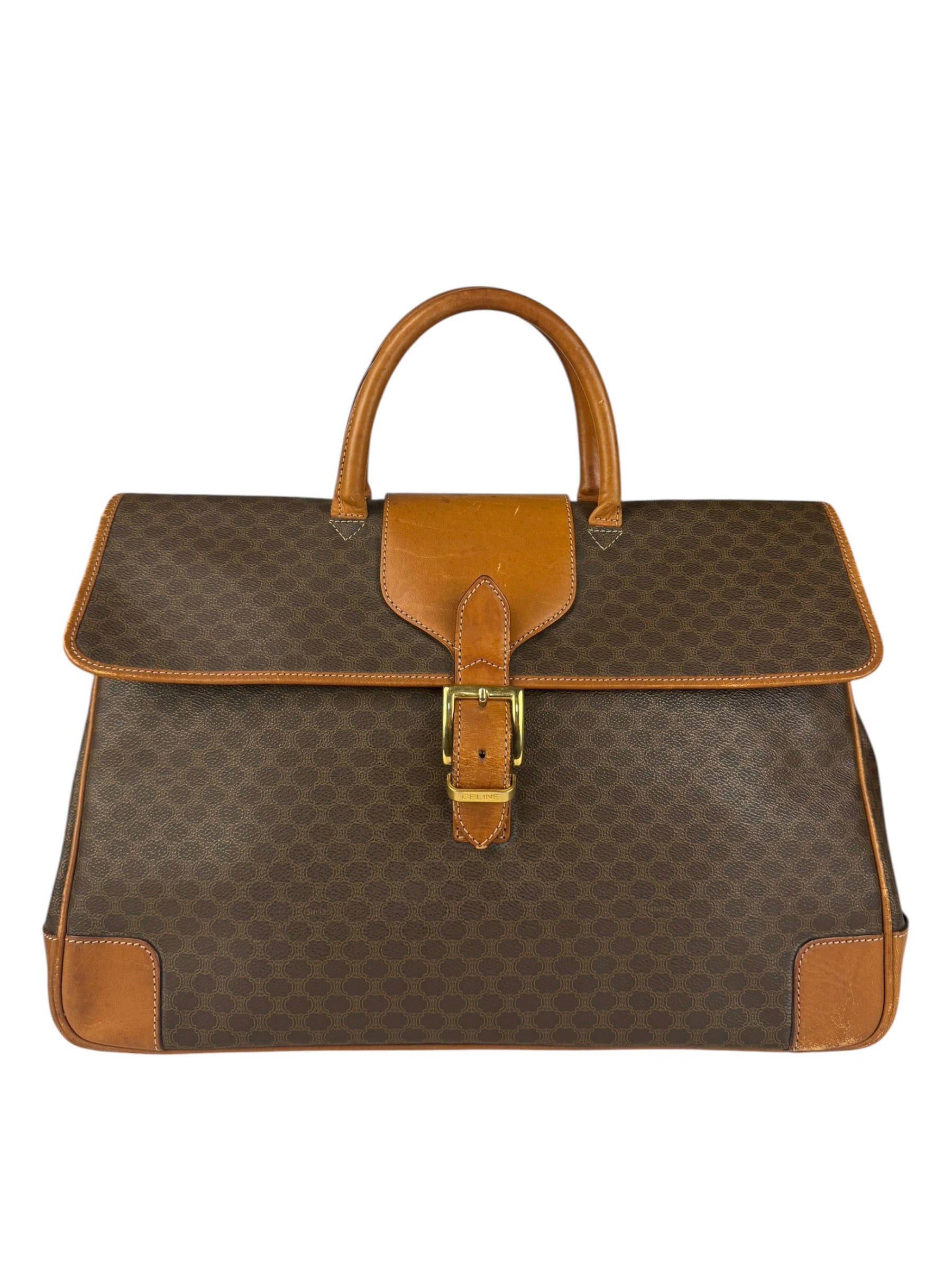 Celine Vintage Macadam Travel Bag