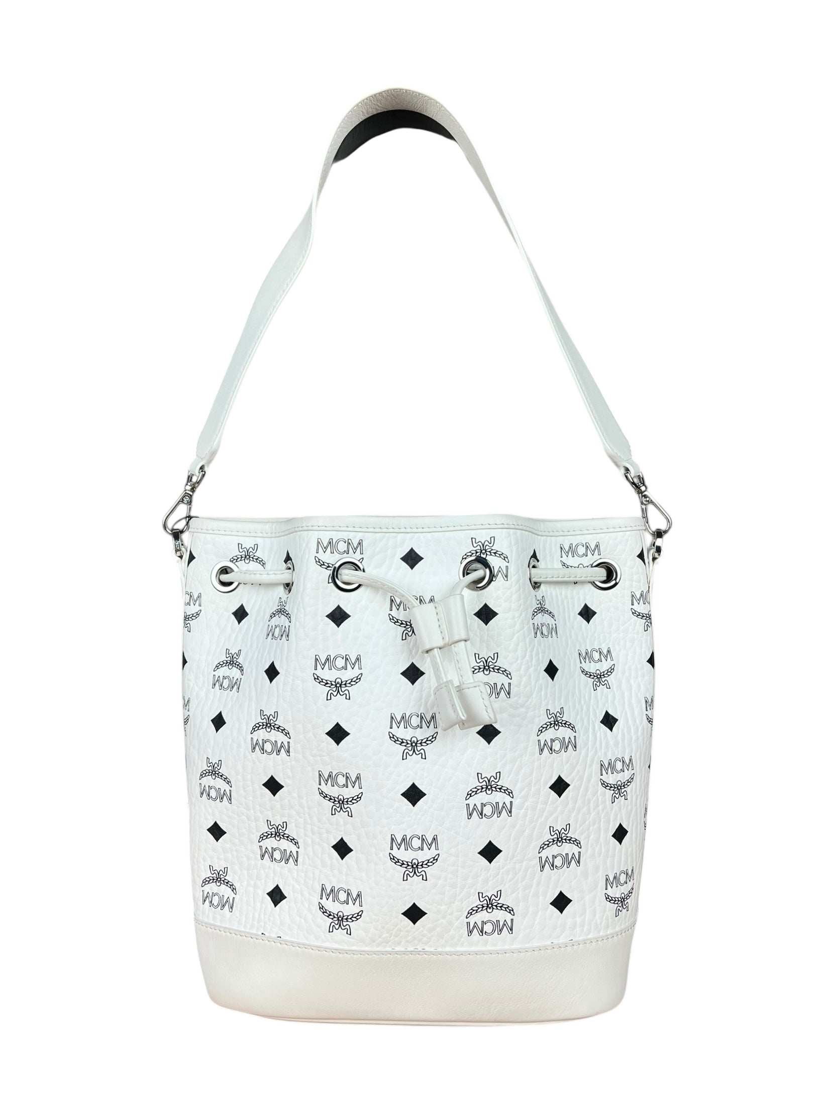 MCM Dessau Drawstring Bucket Bag