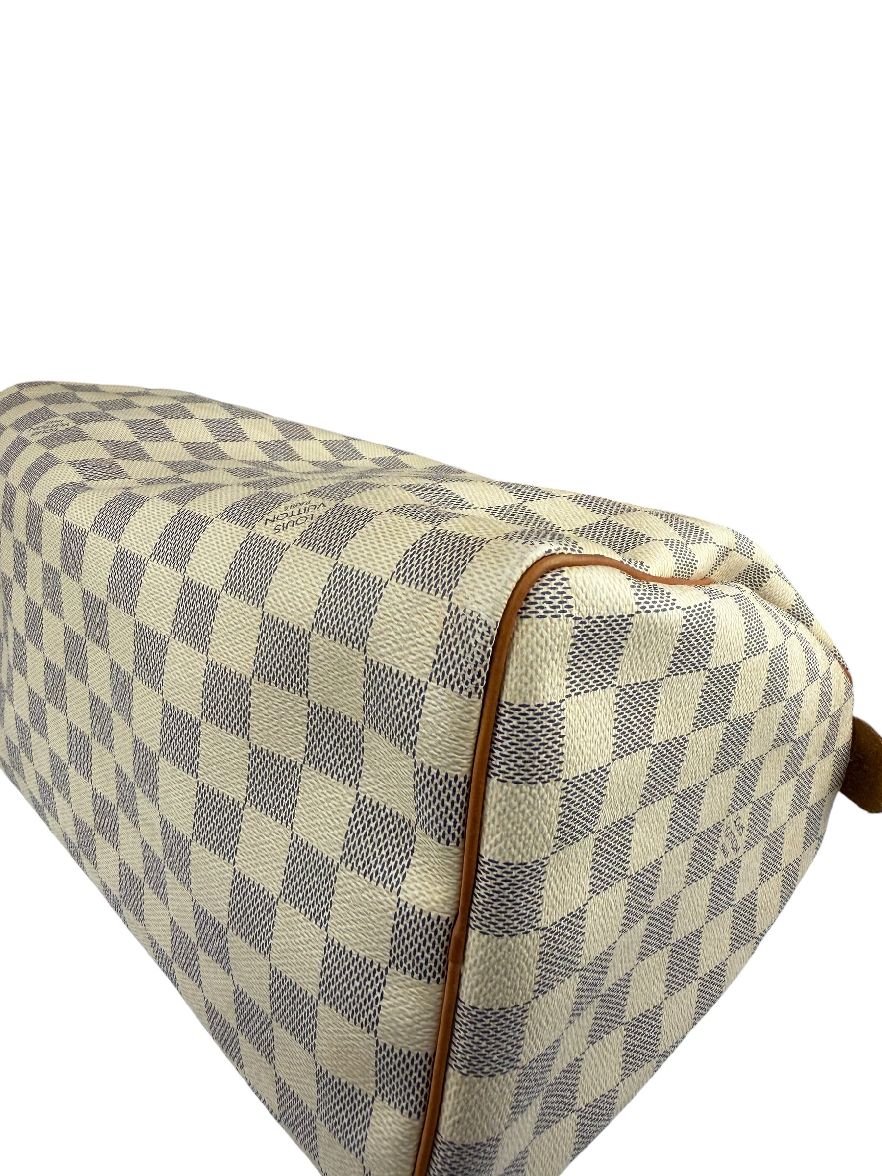 Louis Vuitton Damier Azur Speedy Hand Bag