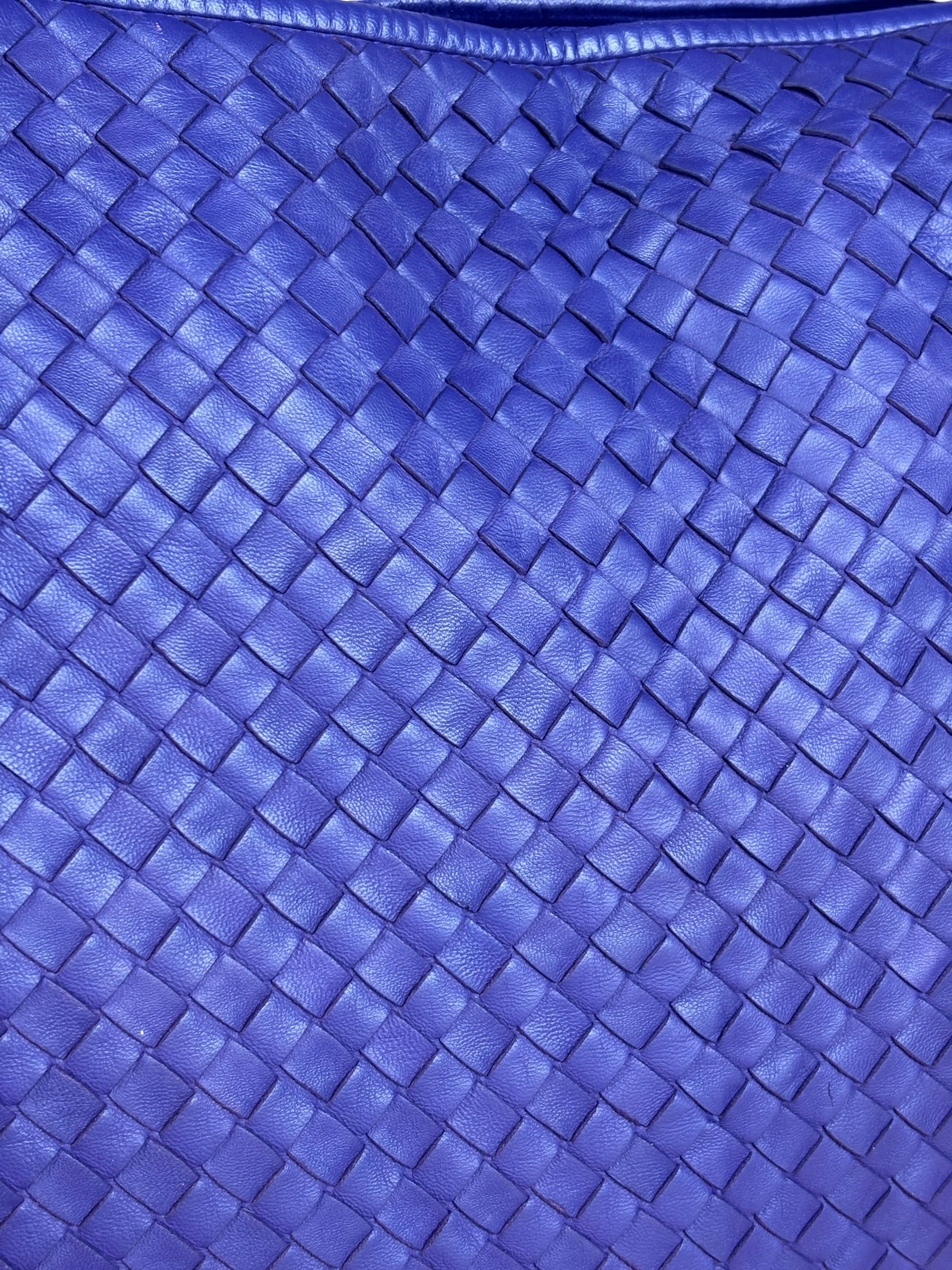Bottega Veneta Purple Intrecciato Hobo Bag