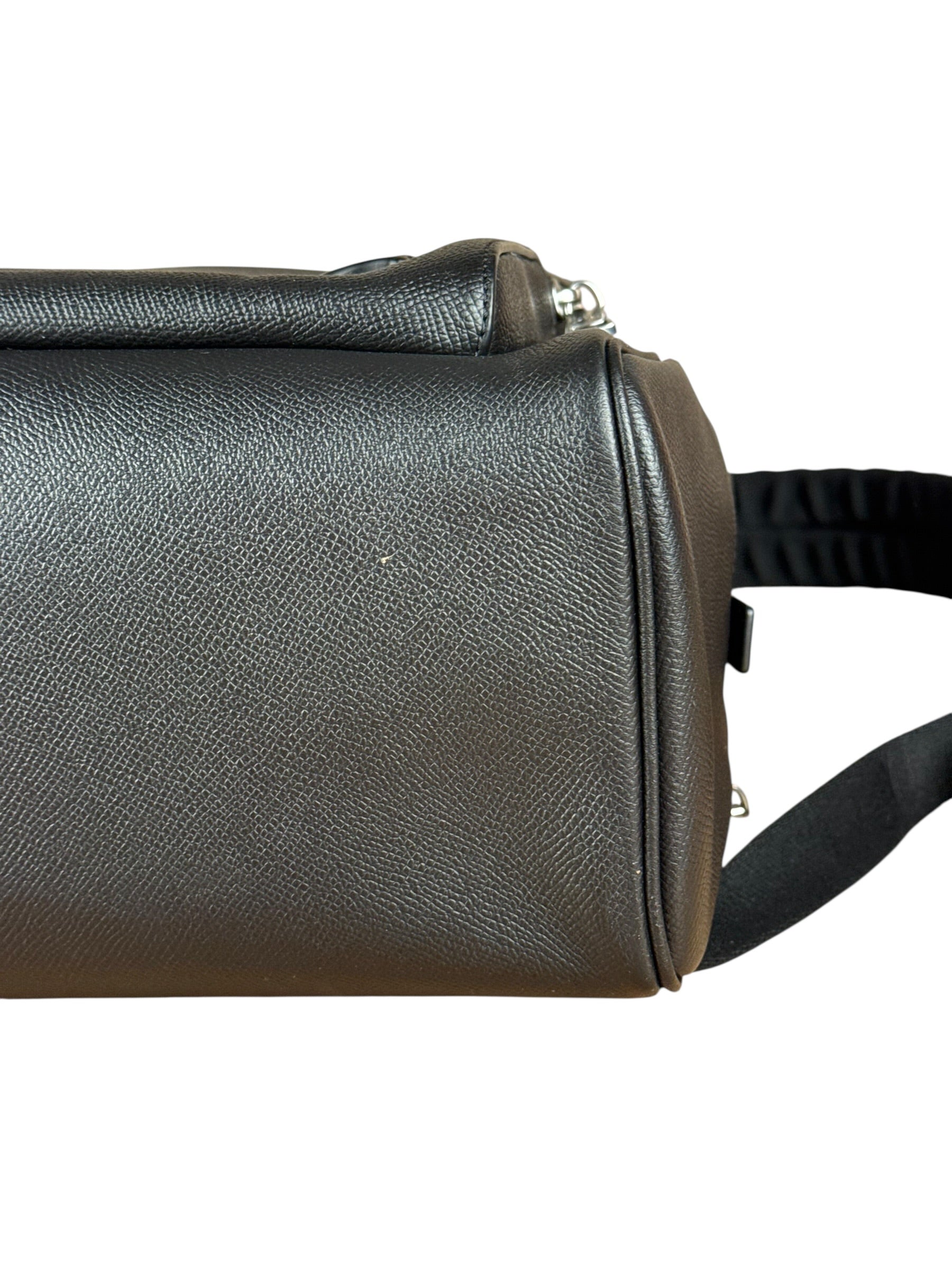 Coach Black Crossgrain Leather Wade Backpack