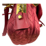Prada Pink Leather Trim/Synthetic Tessuto Camera Bag