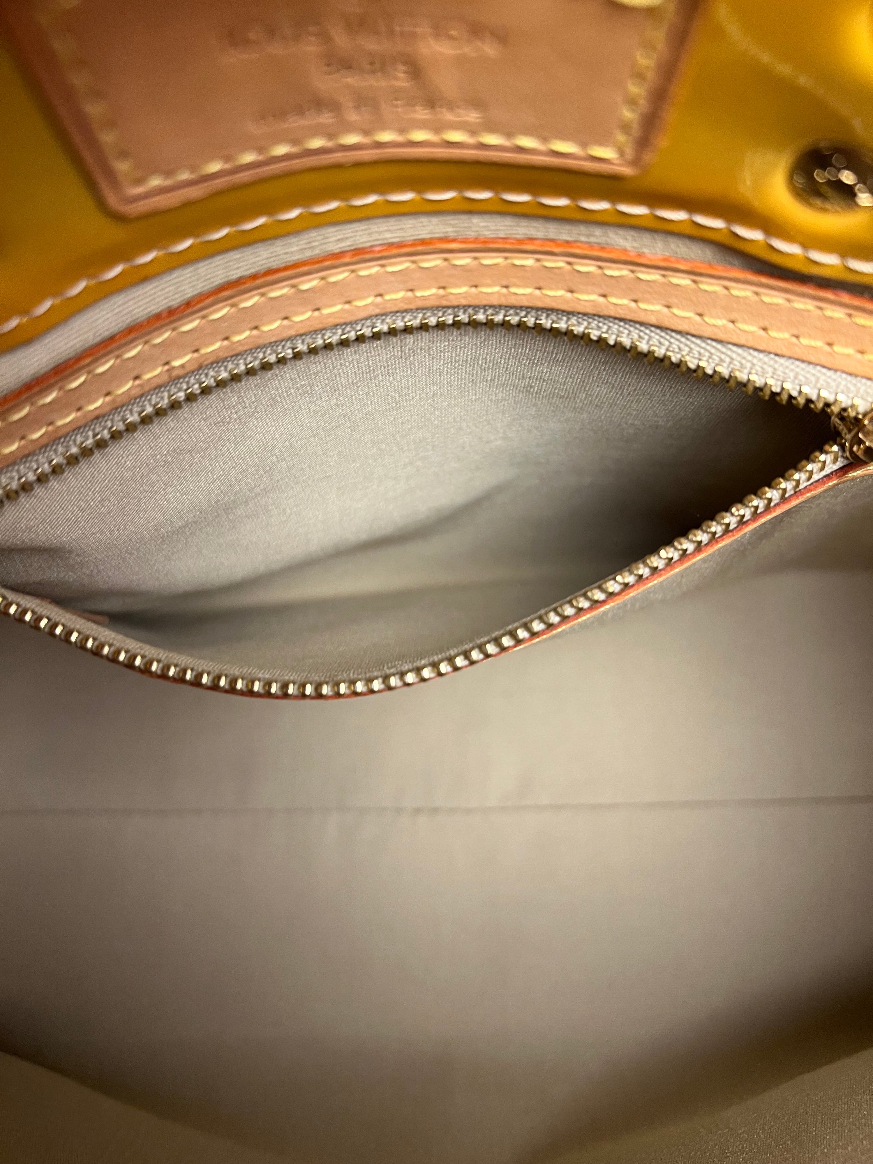 Louis Vuitton Monogram Vernis Reade PM Yellow