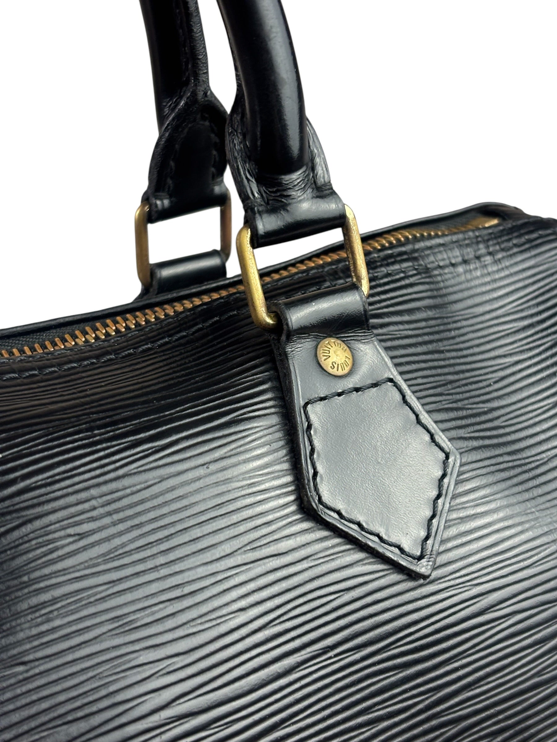 Louis Vuitton Black Epi Leather 25