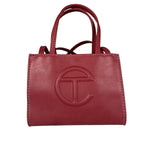 Telfar Small Maroon Shopping Tote
