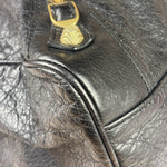 Balenciaga Black Leather Giant 12 City Bag