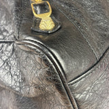 Balenciaga Black Leather Giant 12 City Bag