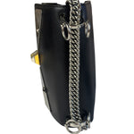 Fendi Black Leather Kan I Monster Eyes Shoulder Bag