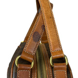 Celine Vintage Leather Macadam Dome Hand Bag