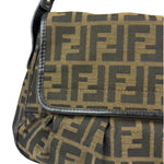Fendi FF Zucca Vintage B Flap Shoulder Bag