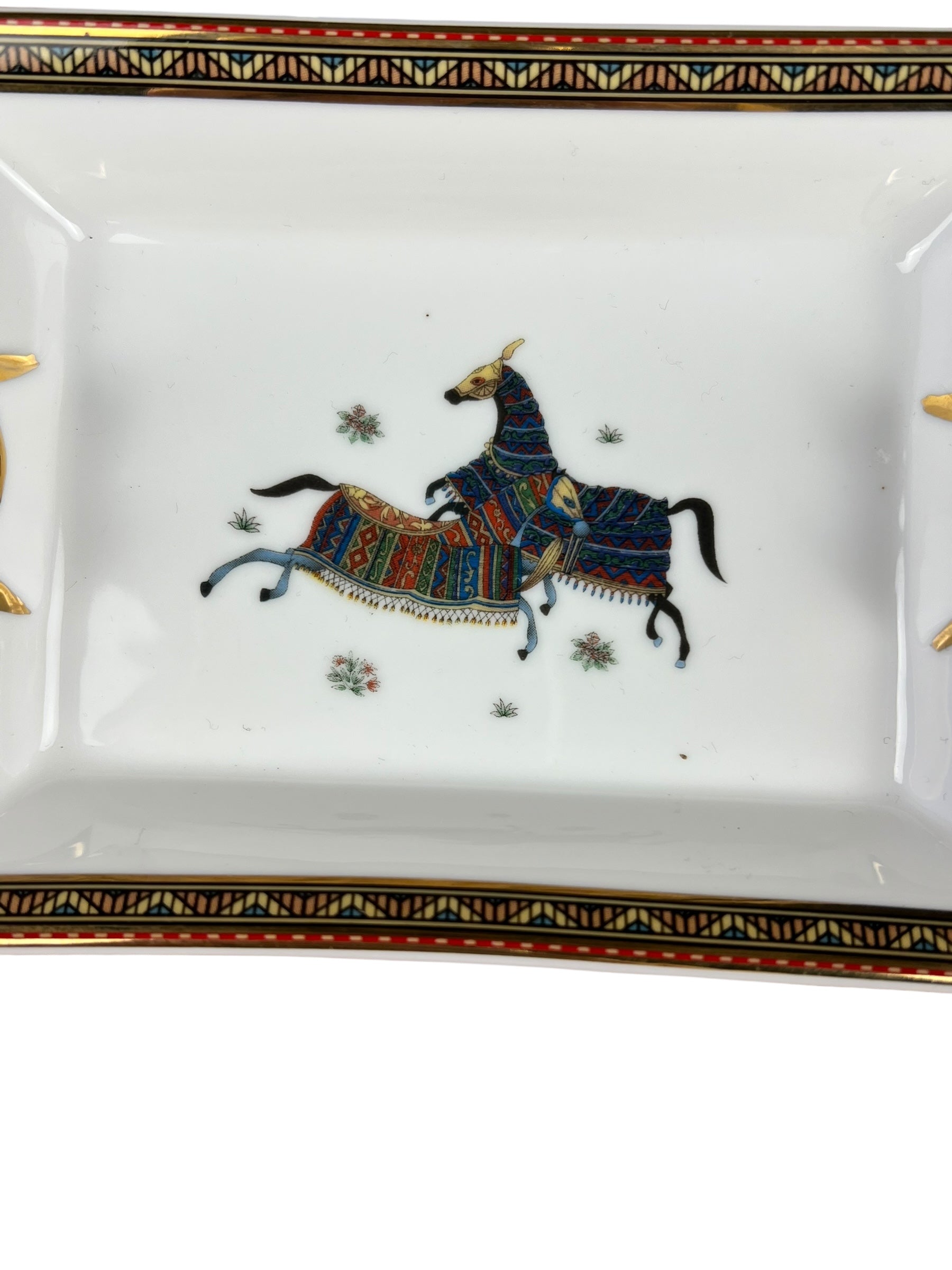 Hermes Cheval d'Orient Porcelain Ashtray