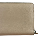 Balenciaga Beige Moto Zippy Wallet