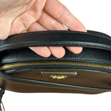 Prada Black Leather Odette Crossbody