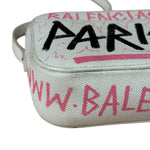 Balenciaga Graffiti Leather Camera Crossbody Bag