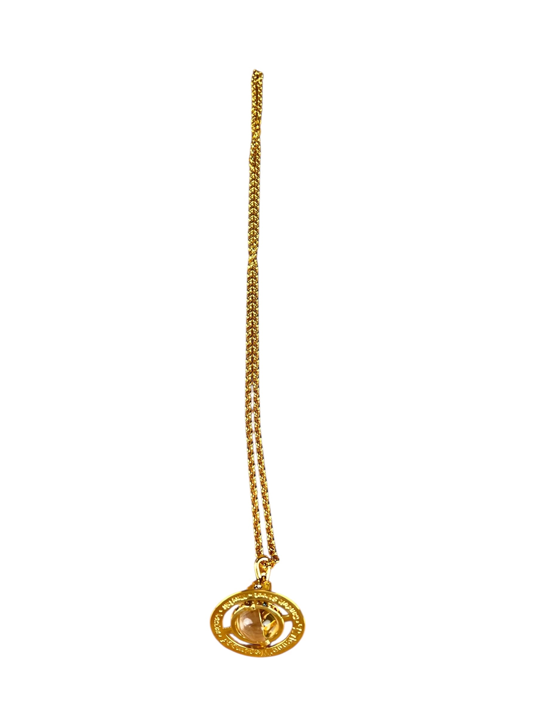 Vivienne Westwood Gold 3D Orb Necklace