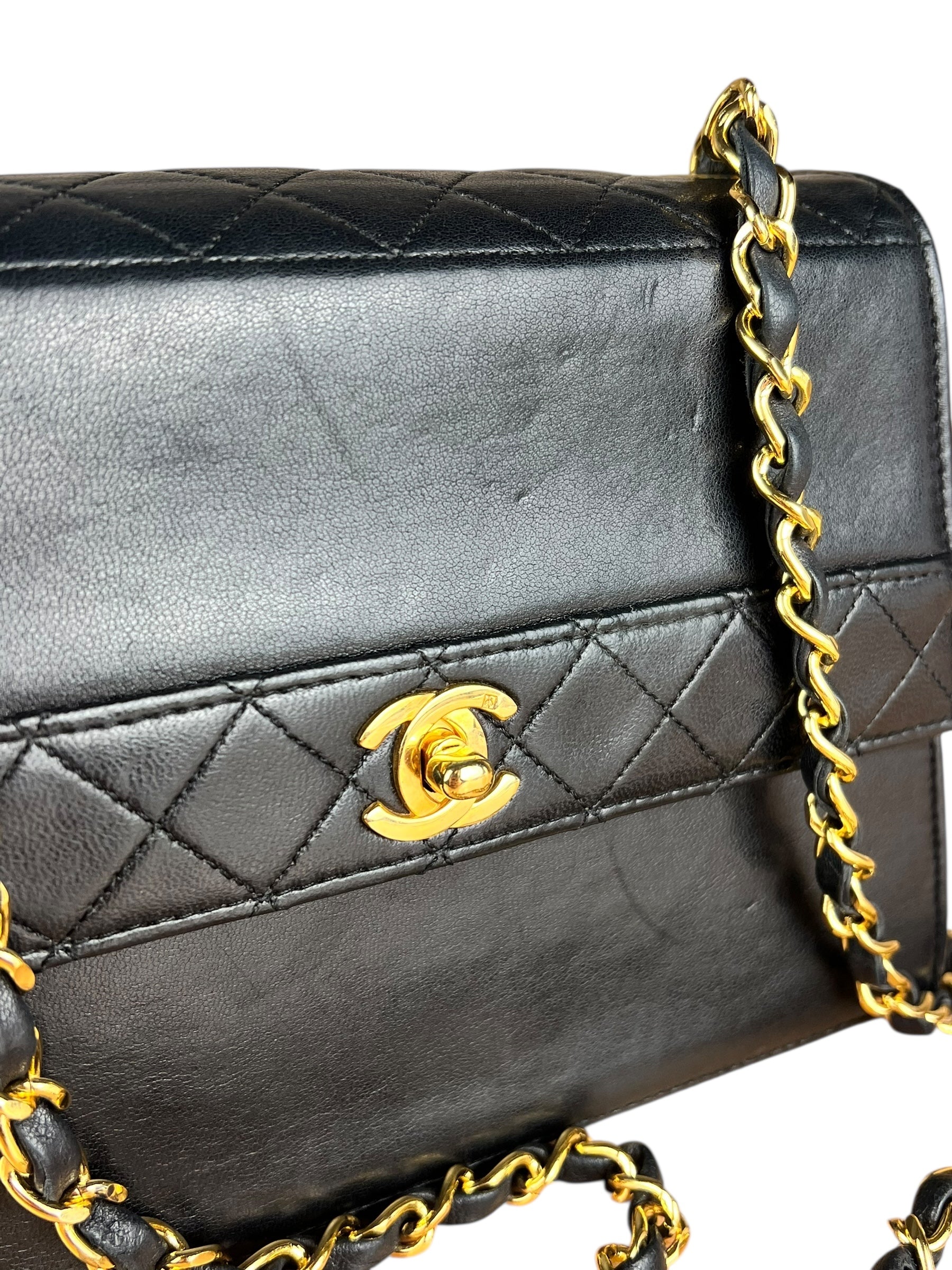 Chanel Neo Executive Black Lambskin 1990
