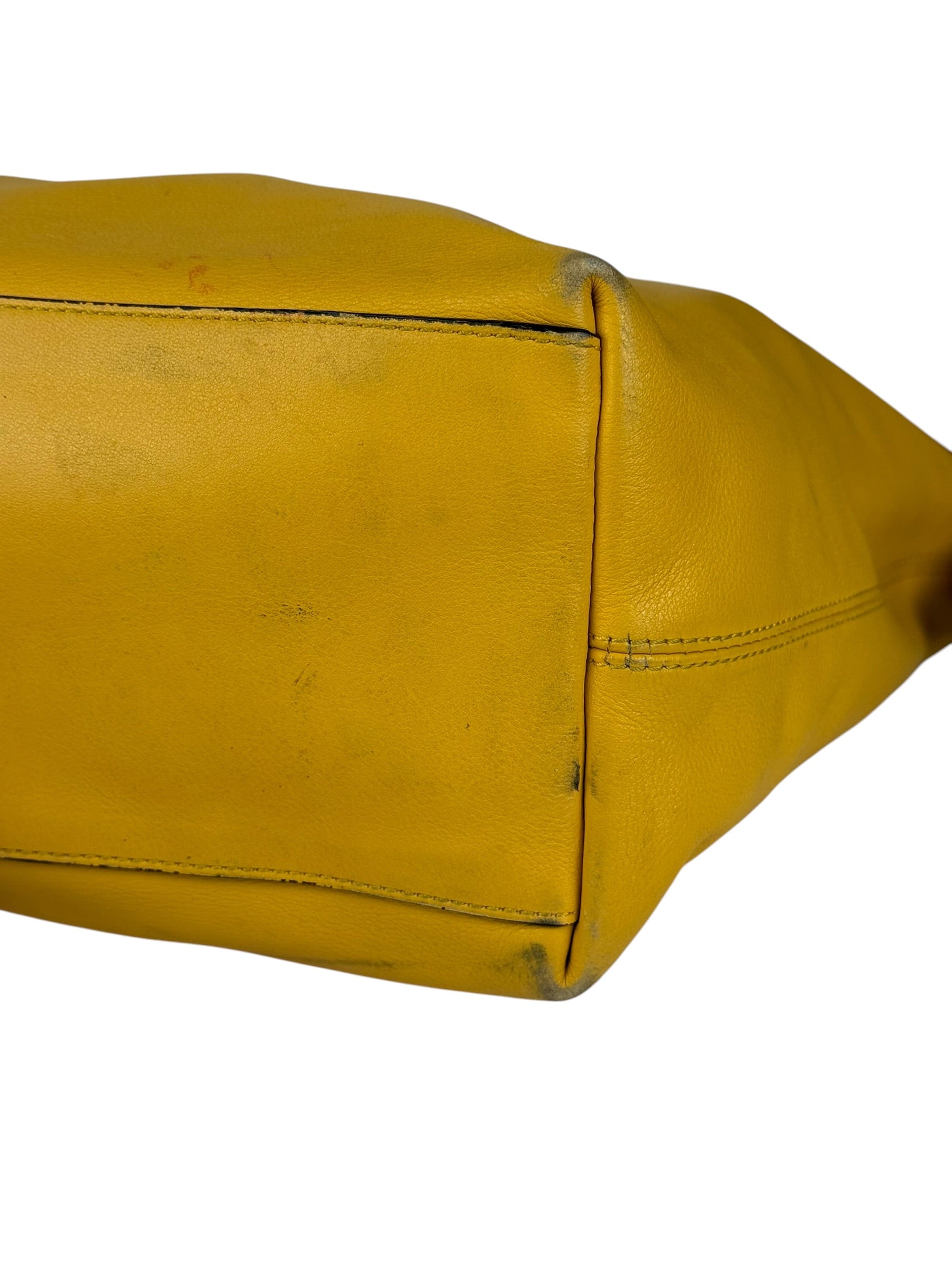 Coach Leather Legacy Sunflower Shoulder Bag