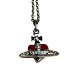 Vivienne Westwood Diamante Heart Orb Necklace