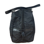 Prada Vintage Black Nylon/Patent Shoulder Bag