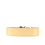 Louis Vuitton Monogram Vernis Logo Bracelet Yellow